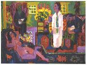 Ernst Ludwig Kirchner Modern Boheme Germany oil painting artist